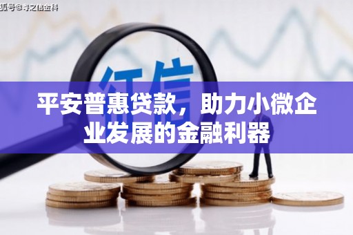 台江平安普惠贷款，助力小微企业发展的金融利器