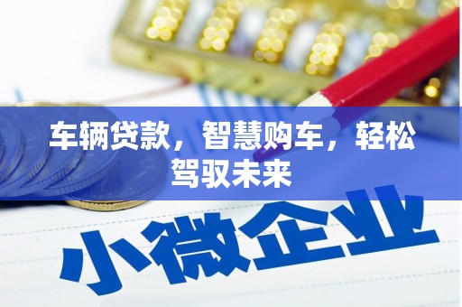 台江车辆贷款，智慧购车，轻松驾驭未来